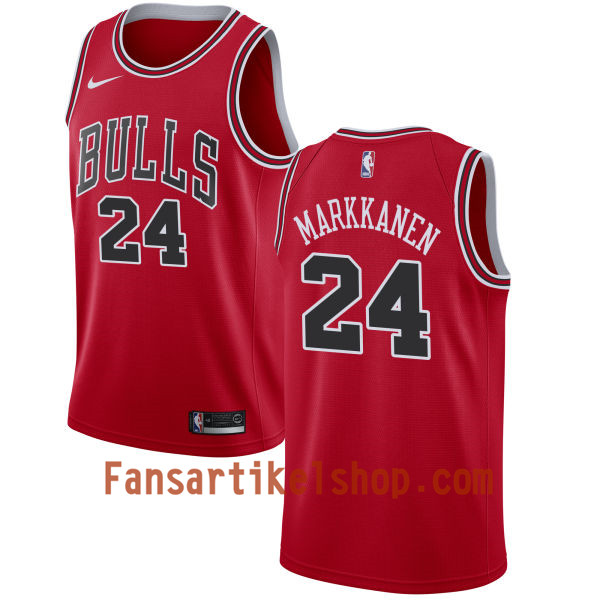 NBA Chicago Bulls Trikot Lauri Markkanen 24 Nike 2017-18 Rot Swingman - Herren NBA Chicago Bulls Trikot Lauri Markkanen 24 Nike 2017-18 Rot Swingman - Herren